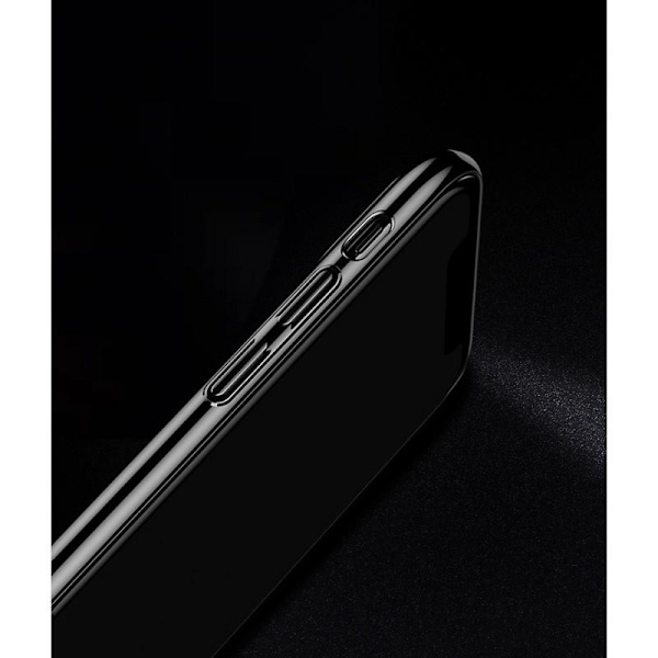 iPhone X Ultra Thin iskuja vaimentava Shell Blanc Svart