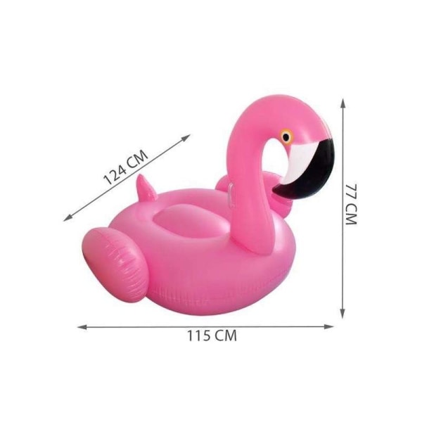 Låsbar Flamingo bademadrass Pink