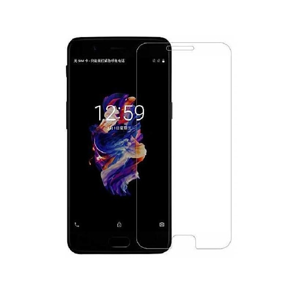 3-PACK OnePlus 5 Premium skærmbeskytter CrystalClear Transparent