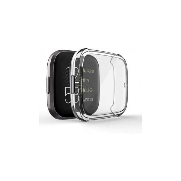 Heltäckande Ultrunnt TPU Skal Fitbit Sense Liquid Transparent