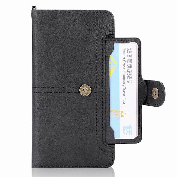 iPhone 12 Pro Max praktisk etui med magnetisk cover 6-rums Winston V2 Black