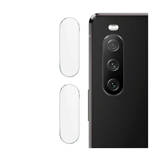 2-PACK Xperia 10 IV Protection Linssinsuojaus Kameran suojaus Transparent