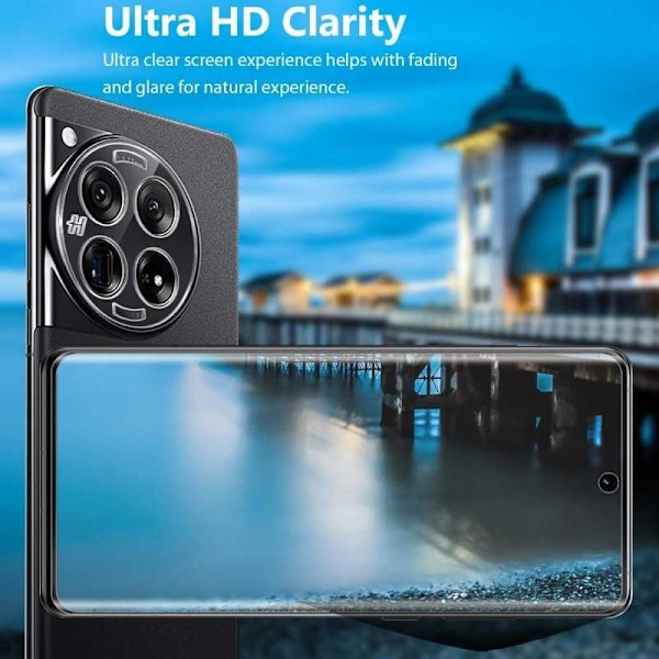Oneplus 12 Härdat Glas 0.26mm 3D 9H Fullframe