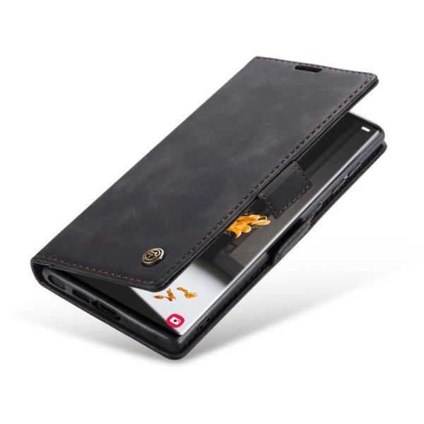 Samsung S23 Ultra Exclusive & Elegant Flip Case CaseMe 3-FACK Black