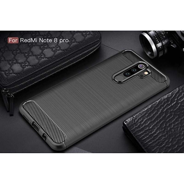 Xiaomi Redmi Note 8 Pro Shockproof Shell SlimCarbon Black