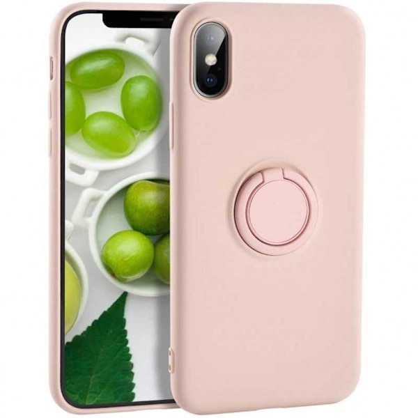 iPhone X stødsikkert cover med ringholder CamShield Grön