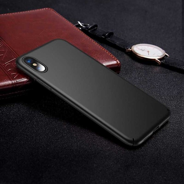 iPhone X Ultratunt Mattsvart Skal Basic V2 Svart