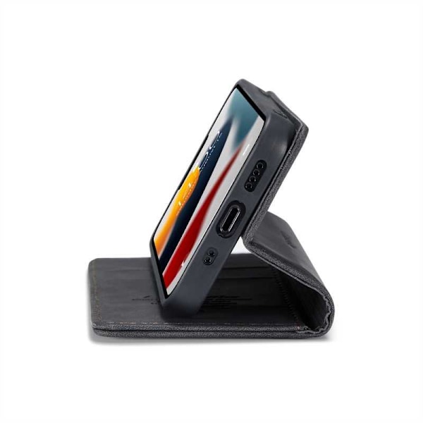 iPhone 13 Mini Eksklusiv Elegant Flip-etui CaseMe 3-RUMMET Black