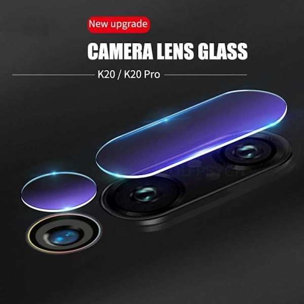 2-PACK Xiaomi Mi 9T Kameraskydd Transparent