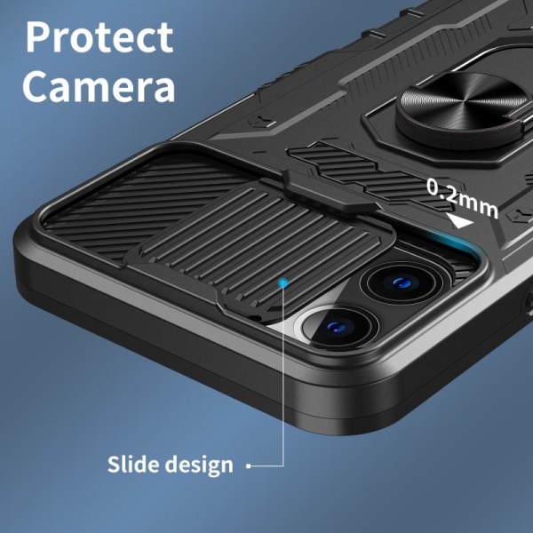 iPhone 11 Pro Max kattava Premium 3D -kotelo ThreeSixty CamShiel Black