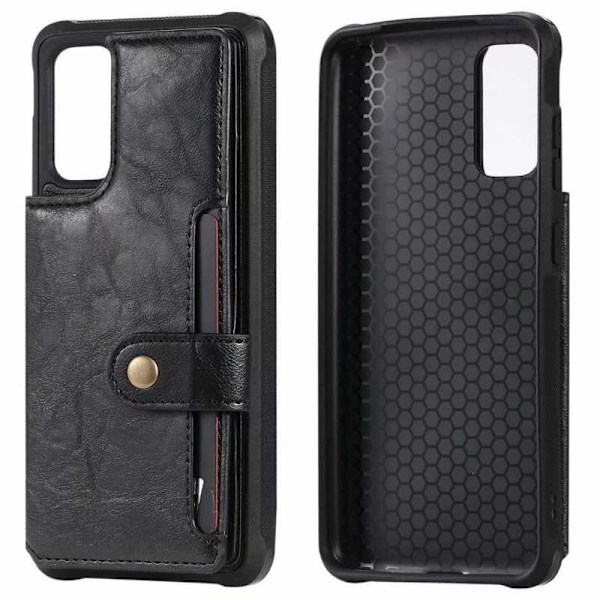 Samsung S20 Plus multifunktionel kortholder 4-SLOT Winston Black