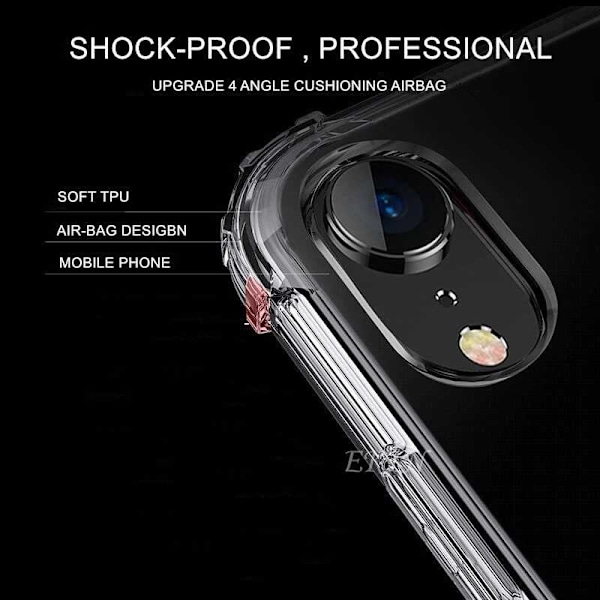 Xperia 1 II iskuja vaimentava silikonikotelo Shockr (XQ-AT51) Transparent