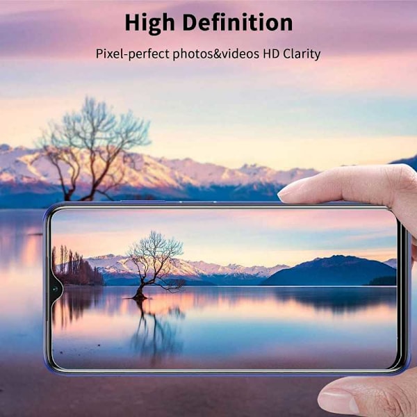 2-PACK Xiaomi Poco M3 Hærdet glas 0,26 mm 2,5D 9H Transparent