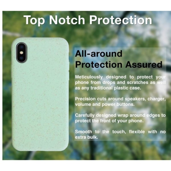 iPhone 12 Mini Støtsikker Miljøvennlig Mobildeksel NordCell™ Svart