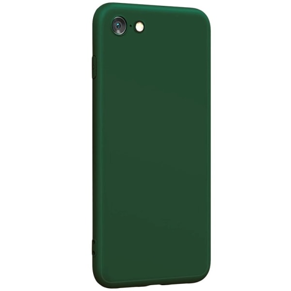 iPhone 7/8/SE2/SE3 Gummierte Matte Green Shell Liquid - Grønn
