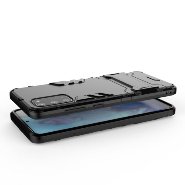 Samsung S20 Ultra Shockproof Cover med Kickstand ThinArmor Black