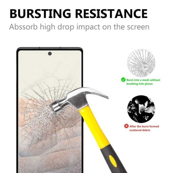Google Pixel 6 Pro FullFrame 3D 9H karkaistu lasi Transparent