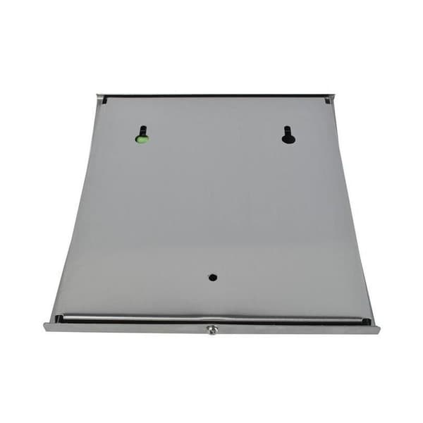 Soldriven Upplyst Husnummerskylt Silver