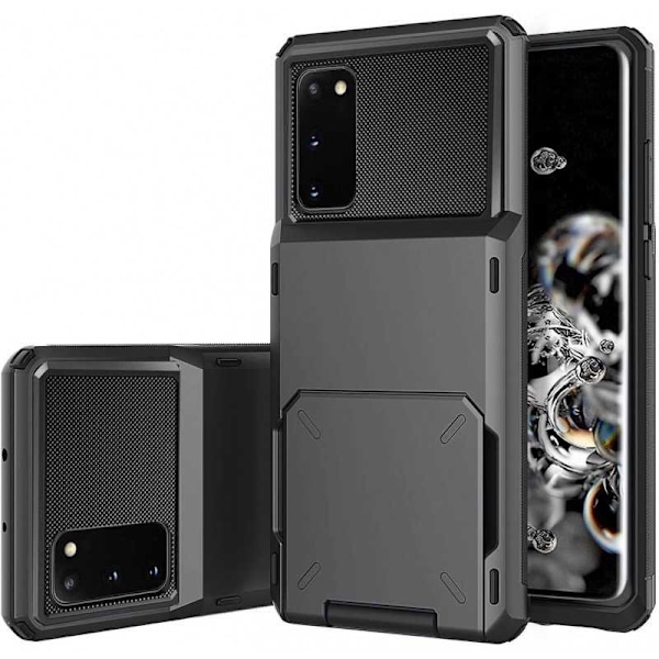 Samsung S20 FE Iskunkestävä kotelo Void-korttipaikalla Black