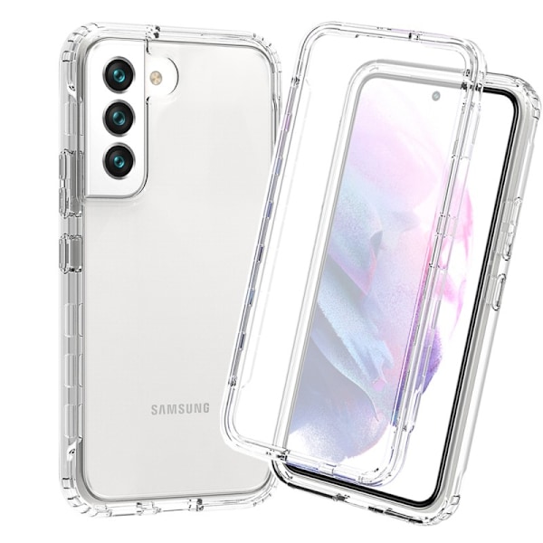 Samsung S22 Plus Heltäckande Premium 3D Skal 3in1 ThreeSixty Clear