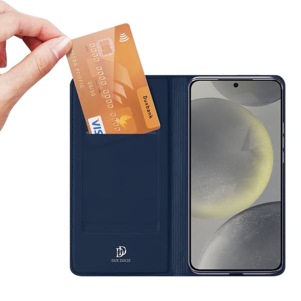 Samsung S24 Plus Dux Ducis Skin Pro med Kortfack - Blå