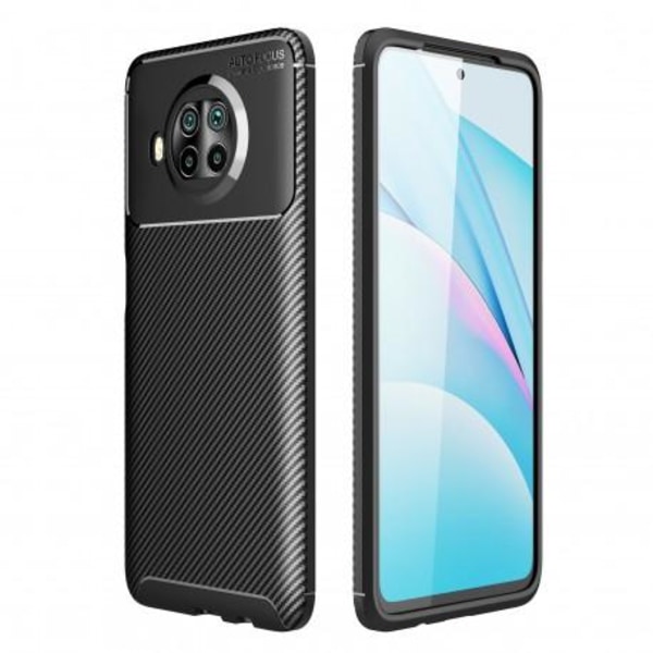 Xioami Mi 10T Lite Shockproof Slim Cover FullCarbon® V4 Black