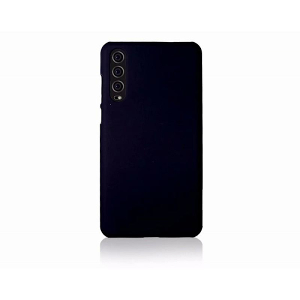 Huawei P20 Ultra tyndt gummibelagt mat sort cover Svart