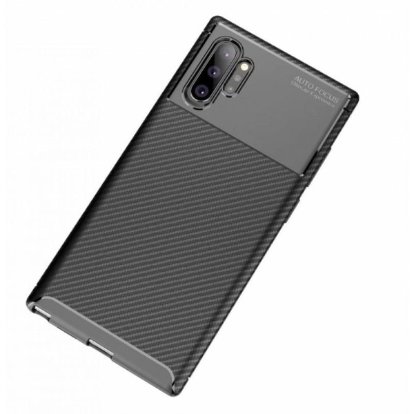 Samsung Note 10 Plus Shockproof Cover FullCarbon V4 Black