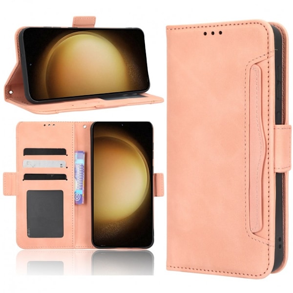 Samsung A54 5G Plånboksfodral PU-Läder 6-FACK Winston V3 - Rosenguld Rosa guld