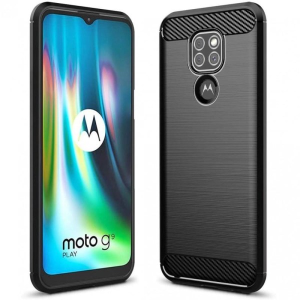 Motorola Moto G9 Play Shockproof Shell SlimCarbon Black
