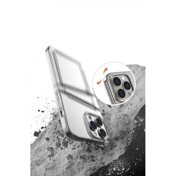 iPhone 12 Mini Tynt støtsikkert mobildeksel med kortspor V2 Transparent