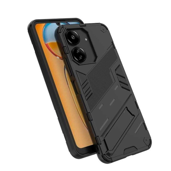 Xiaomi Redmi 13C 4G Stöttåligt Skal med Kickstand ThinArmor V2 - Svart