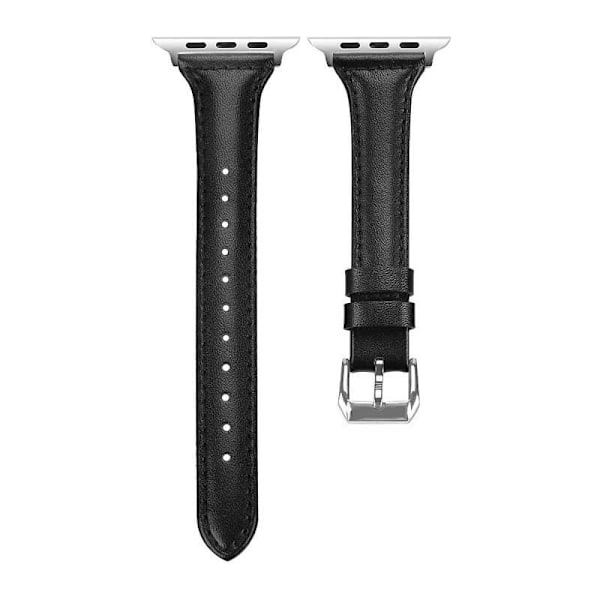 Apple Watch 38/40/41mm stilfuldt læderarmbånd Mercy Vinröd