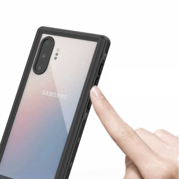 Samsung Note 10 Plus Full Coverage Vedenpitävä Premium Suoja - 2m Transparent