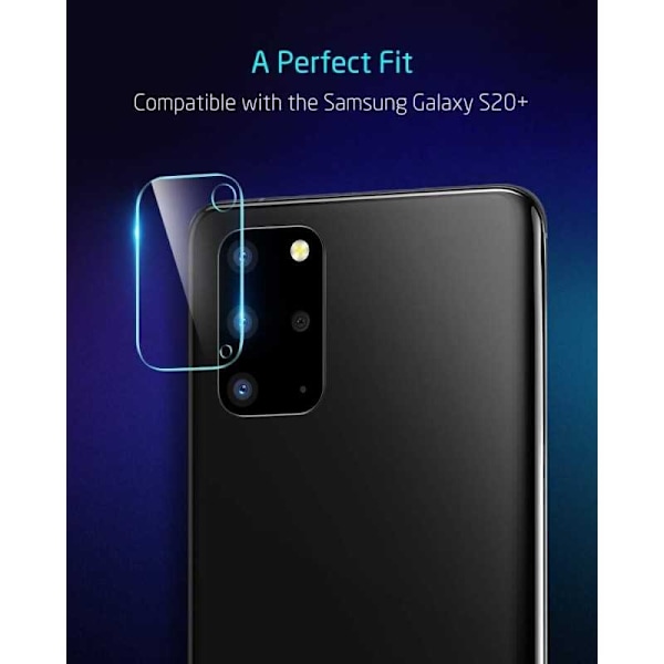 Samsung S20 Plus Kameran suojaus Linssin suojaus Transparent