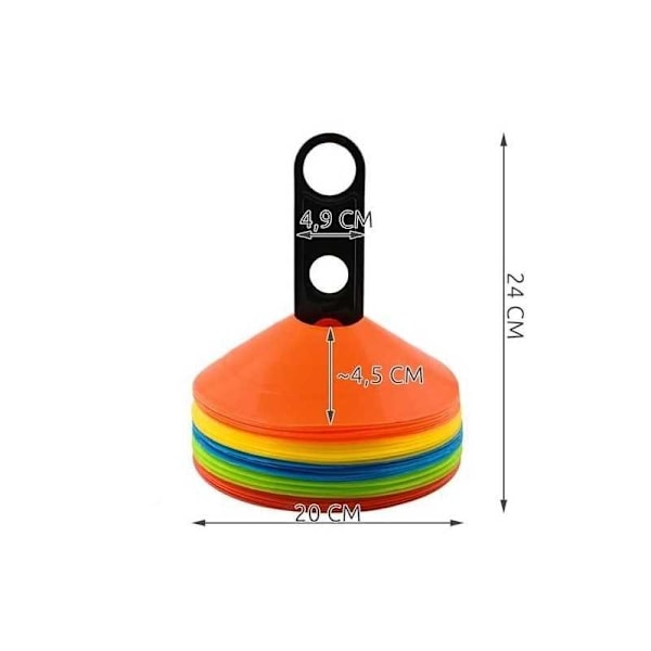 50-PACK Jalkapallokartiot / Valintakartiot Multicolor
