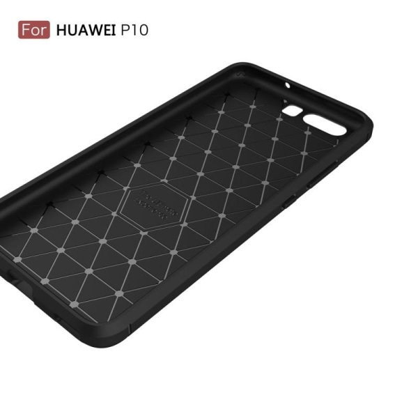 Huawei P10 Støtsikker støtdempertrekk SlimCarbon Svart