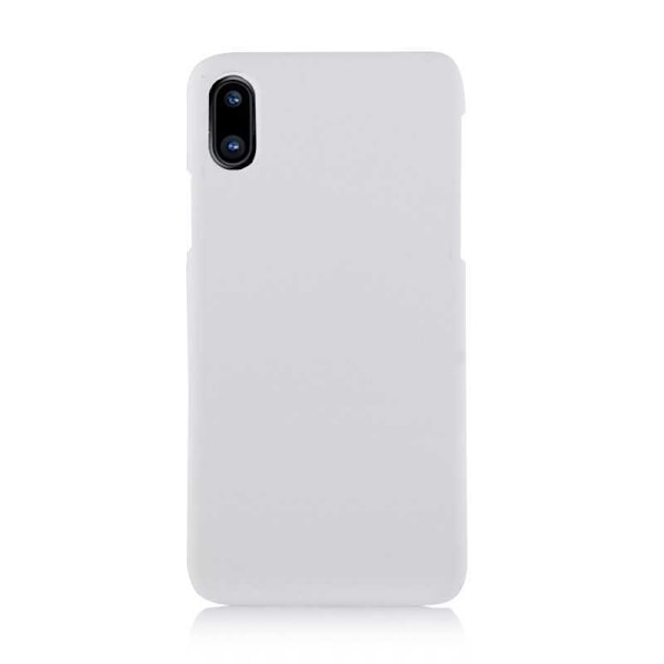 iPhone X Ultratynd gummibelagt mat sort cover Svart