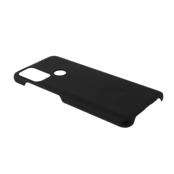 Motorola G60s Ultra-ohut kumipinnoitettu mattamusta Cover Basic V2 Black