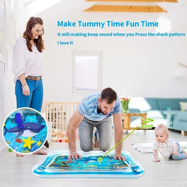 Uppblåsbar Simbassäng Baby Blå