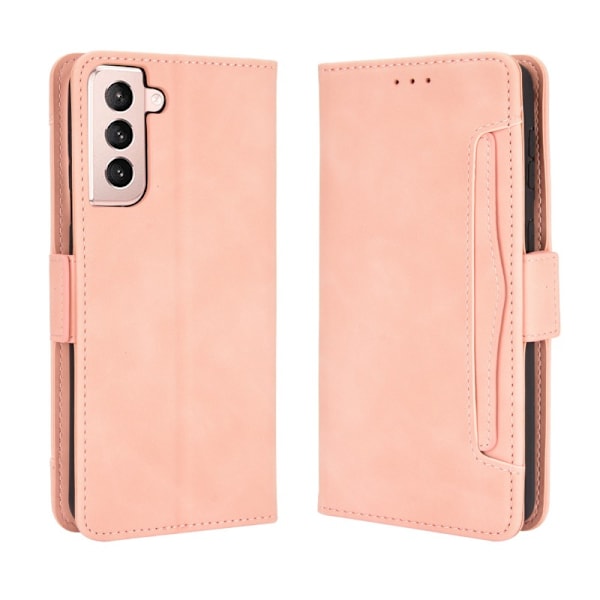 Samsung S21 Plus Plånboksfodral PU-Läder 6-FACK Winston V3 - Rosenguld Rosa guld