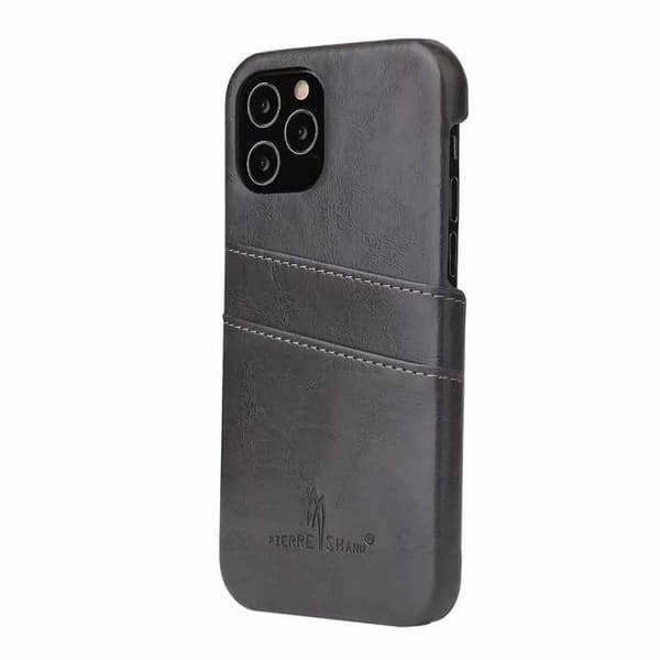 iPhone 13 Pro Max iskuja vaimentava Retro-korttipidike Black