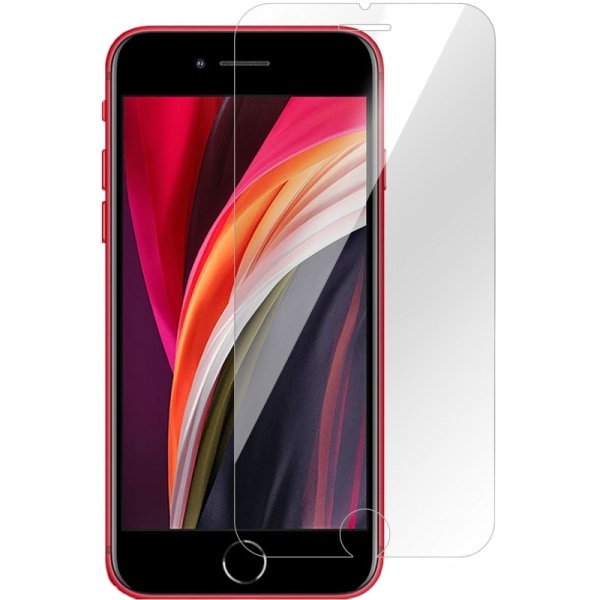 2-PAKKET iPhone SE (2020 & 2022) Herdet glass 0,26mm 2,5D 9H Transparent