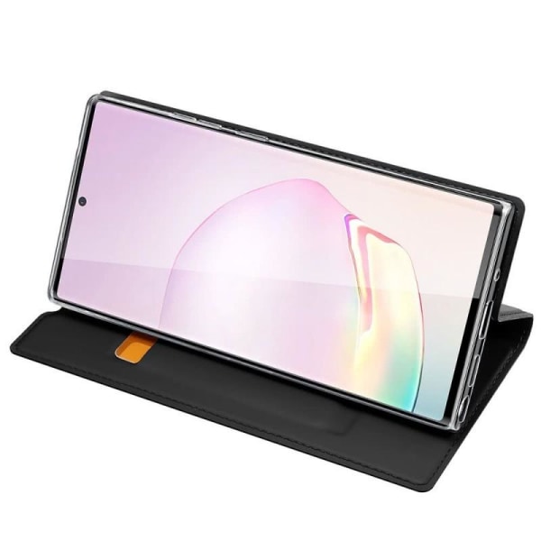 Samsung Note 20 Exclusive Flip Case Smooth-kortspor Black