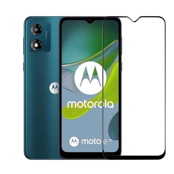 Motorola Moto E13 Härdat Glas 0.26mm 2.5D 9H Fullframe