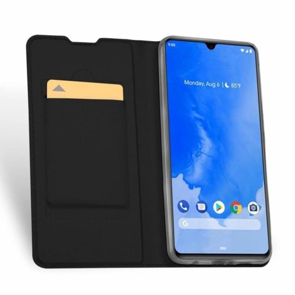 Xiaomi Mi 10 Exclusive Flip Case Smooth-kortspor Black