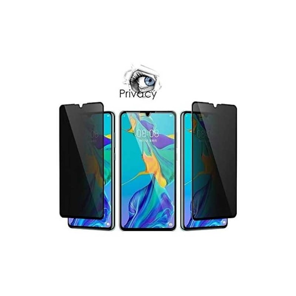 Huawei P30 Pro privacy hærdet glas 0,26mm 2.5D 9H Transparent