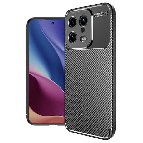 Xiaomi 13 stødsikkert tyndt cover FullCarbon V4 Black