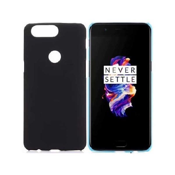 OnePlus 5T Ultra Thin kuminen mattamusta kansi Svart