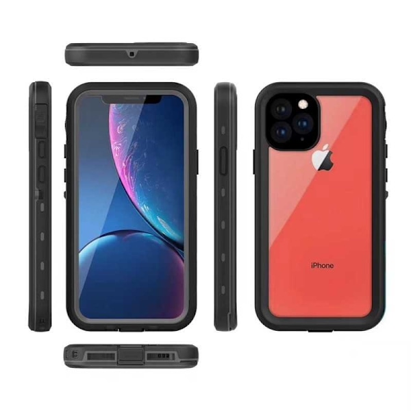 iPhone 12 Pro Max fuld dækning vandtæt premium cover - 2m Transparent
